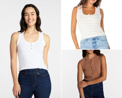 Top 10 Henley Tank Tops cover photo collage
