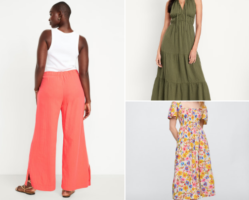 Women's clothing on a budget cover photo collage