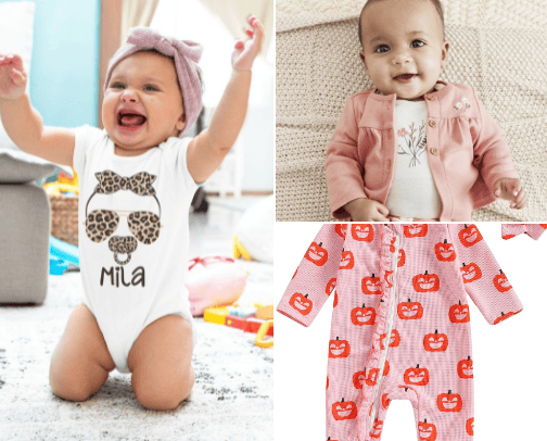 Sweet baby girl must haves cover photo collage