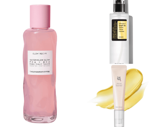 Skincare that'll leave you unrecognizable !!! ⋆. 𐙚 ˚ cover photo collage