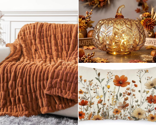 Cozy Fall Home Decor: Warm, Pretty & Practical Finds cover photo collage