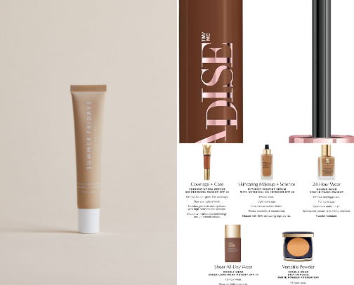 My favorite beauty recs cover photo collage