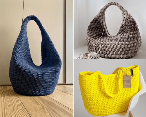 Best Crochet Pattern Bag For Woman/Man cover photo collage