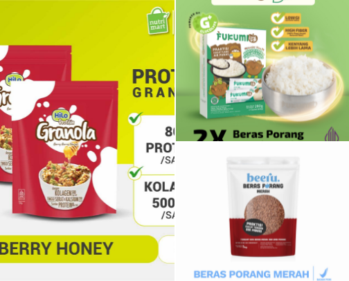 Healthy Food cover photo collage