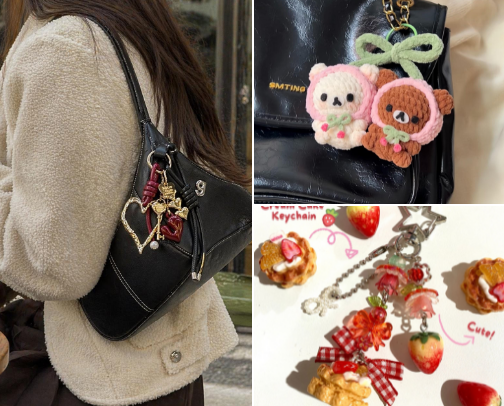 Cute Keychains for Every Vibe cover photo collage