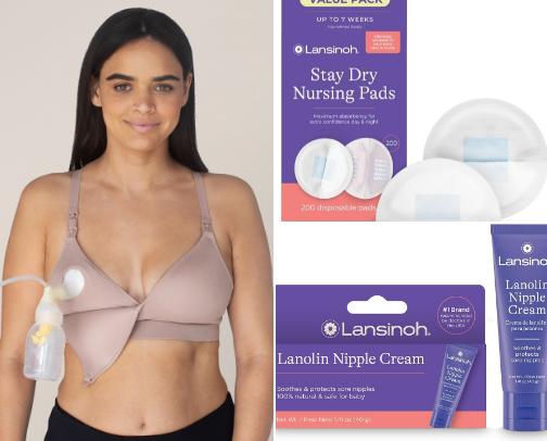 Breastfeeding and pumping essentials cover photo collage