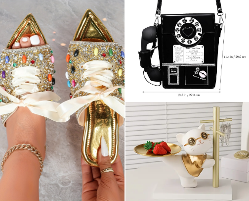 Temu Interesting Finds! cover photo collage