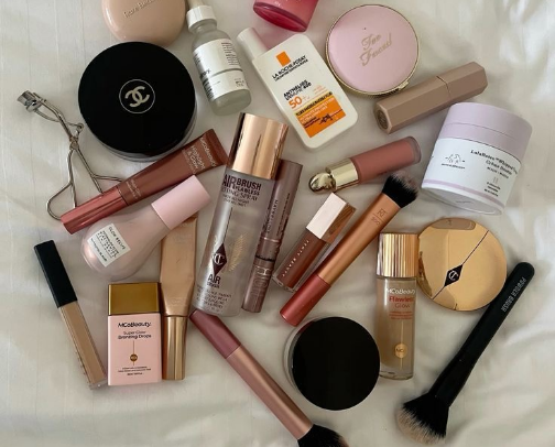 makeup essentials for teens! cover photo collage