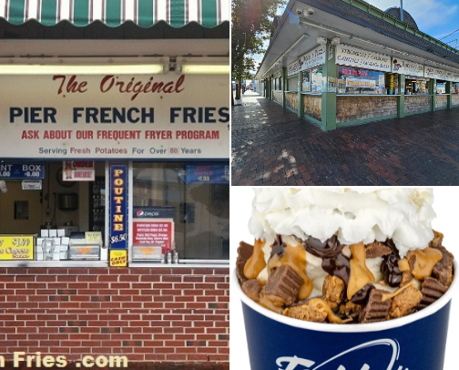 Old Orchard Beach Maine Favorites ⛱️🦞🎡🍦🎆 cover photo collage