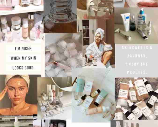 SKIN CARE FINDS cover photo collage