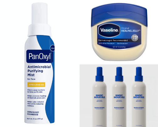 Non-skincare products for the eczema baddies cover photo collage