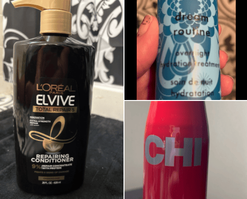 Hair care cover photo collage