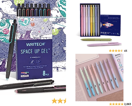 Pens for Studying cover photo collage