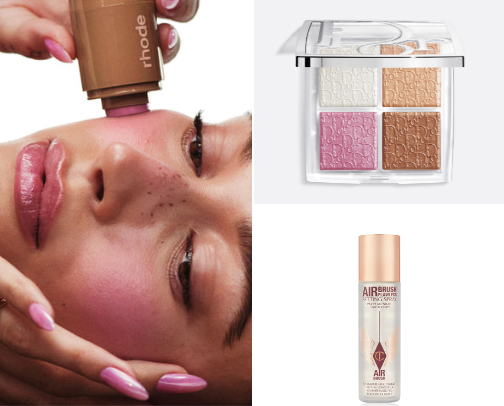 EVERYTHING you need for dewy non-makeup makeup cover photo collage