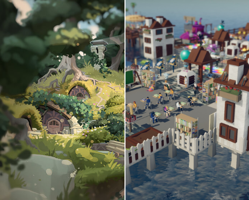 Top Cozy Girl Games cover photo collage