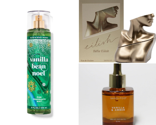 My favorite shower and body products cover photo collage