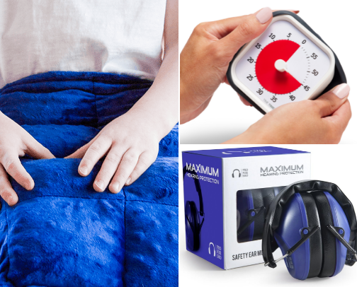Calm-Down / Sensory Tools cover photo collage