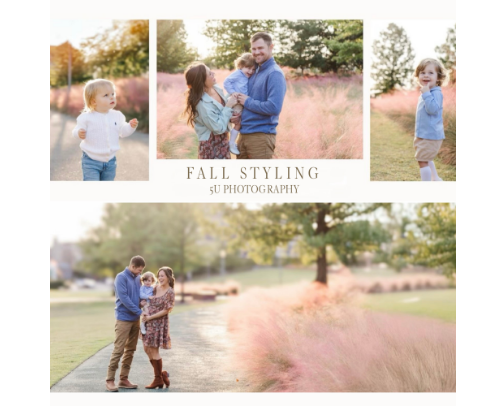 Fall Family Session Styling cover photo collage