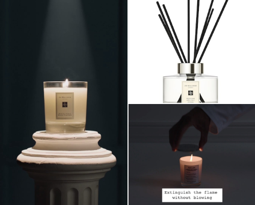 Luxury Scents For Your Home cover photo collage