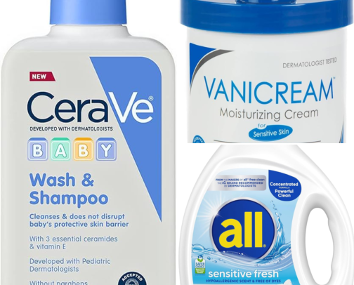 👩‍🍼Mom-Approved Best Skincare for Sensitive Kids' Eczema cover photo collage