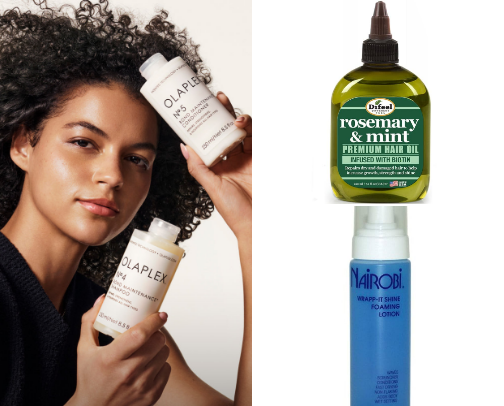 Budget friendly hair products cover photo collage