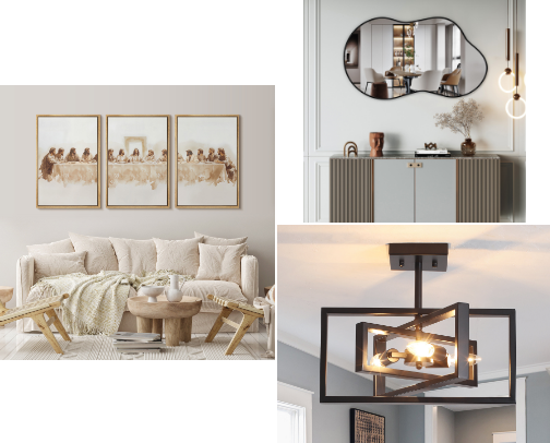 Bold & Beautiful: Unique Home Decor Finds cover photo collage