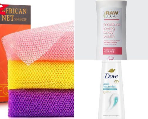 Body wash routine cover photo collage
