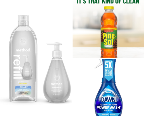 Cleaning Products cover photo collage