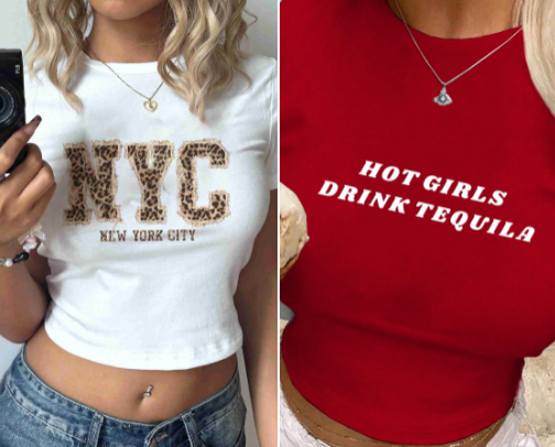 Baby Tee's For Women cover photo collage