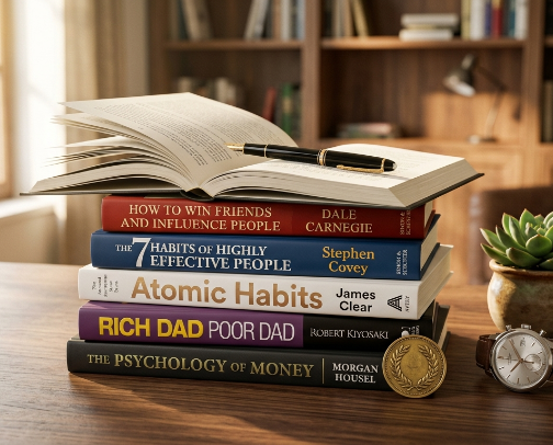 Books That Reset My Mindset cover photo collage