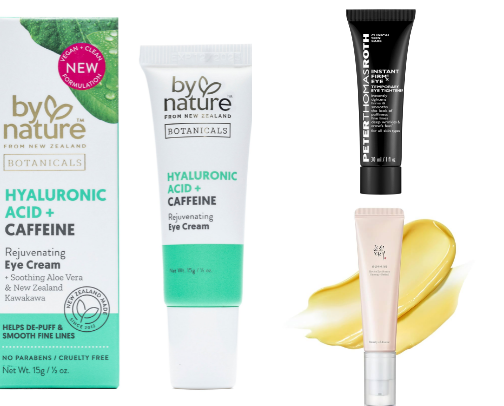 The CURE to hollow eyes + dark circles cover photo collage