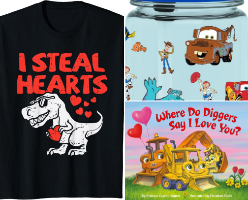 2026 Toddler Boy Valentines Basket cover photo collage