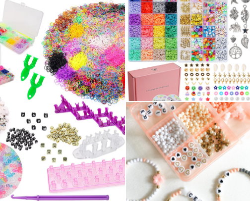 Diy friendship and elastic bracelets cover photo collage