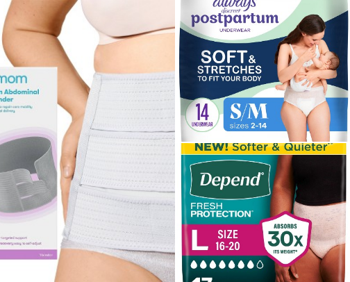 Postpartum cover photo collage