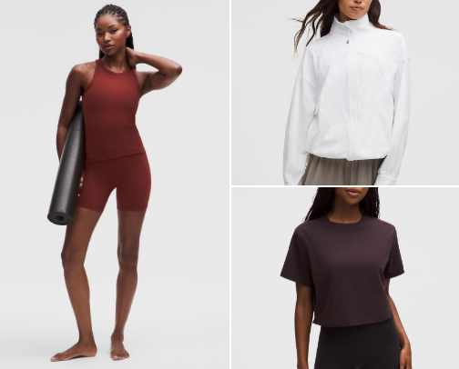 Lululemon finds cover photo collage