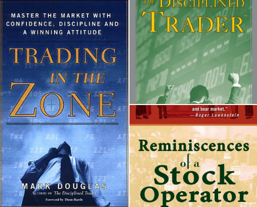Bestselling Trading Psychology books cover photo collage
