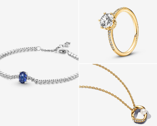 Elegant and minimalistic jewelry ✨ cover photo collage