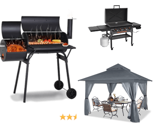 Grill Lines and Good Times: Cheers to backyard prime. cover photo collage