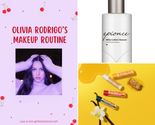 Olivia Rodrigo Makeup Routine cover photo collage