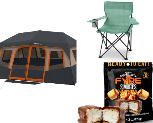 Ultimate Camping Essentials Checklist cover photo collage