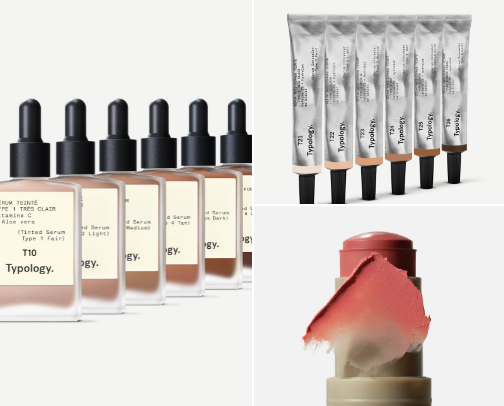 Clean makeup cover photo collage