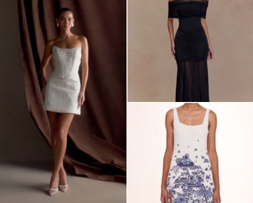Draped in Elegance cover photo collage