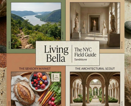 Living Bella | The NYC Field Guide cover photo collage