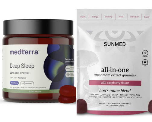 TOP CBD PICKS FOR ANXIETY, SLEEP AND STRESS RELIEF cover photo collage