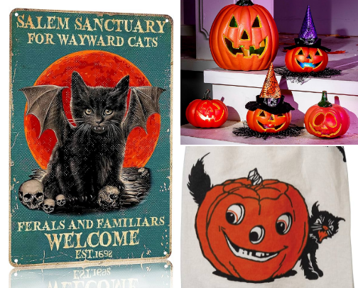 HALLOWEEN DECOR cover photo collage