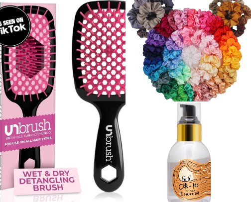 Hair care cover photo collage