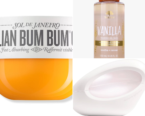 The Vanilla Girl Shower Routine MUST Haves cover photo collage