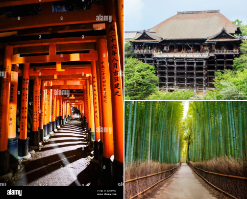 Dreamy & Aesthetic Spots to Visit in Kyoto cover photo collage