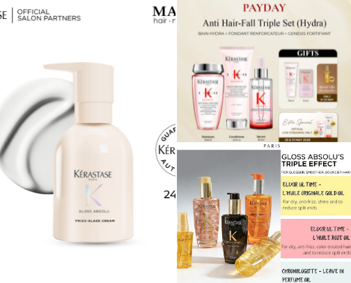 Kerastase cover photo collage
