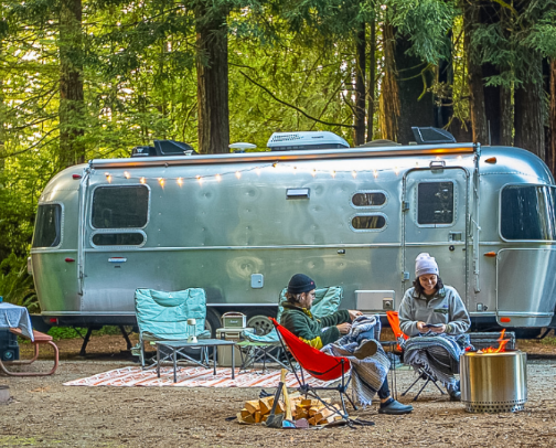 Camping cover photo collage